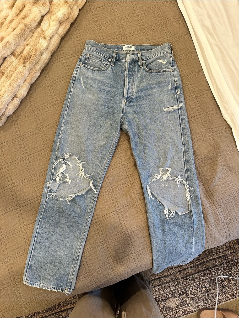 AGOLDE 90’s Ripped Loose Fit Jeans